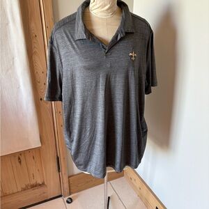Tommy Bahama Saints Gray Performance Polo Shirt